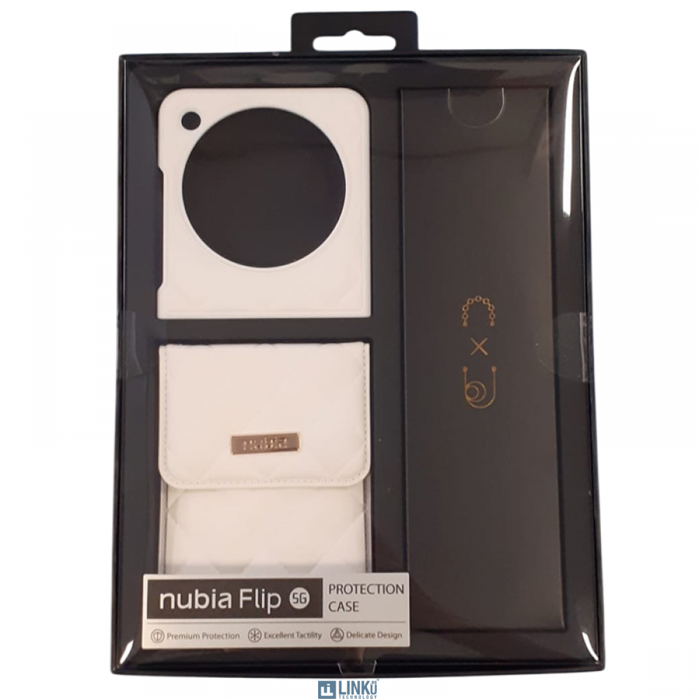 ZTE NUBIA FLIP CASE WHITE