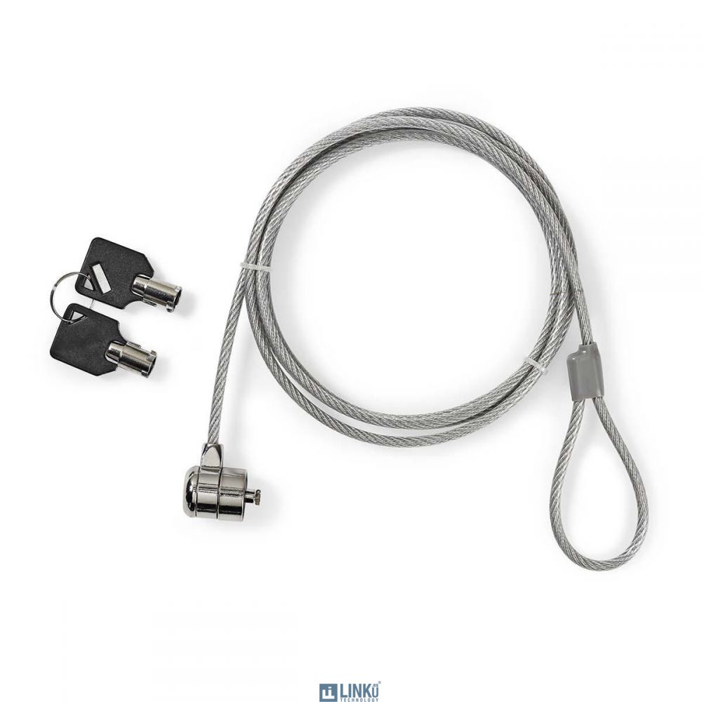 NEDIS CANDADO PORTÁTIL | TIPO DE BLOQUEO: LLAVE | 1.80 M | METAL..