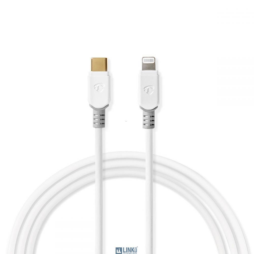 NEDIS CABLE USB | APPLE LIGHTNING | LIGHTNING DE APPLE 8-PIN | USB TYPE-C ™ MACHO | ORO | 2.00 M