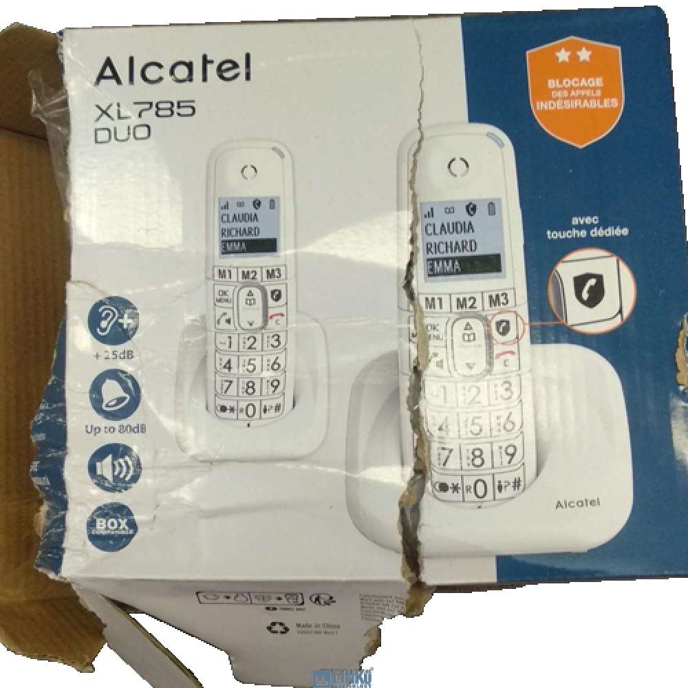 Alcatel XL785 Duo Blanco / Teléfonos inalámbricos