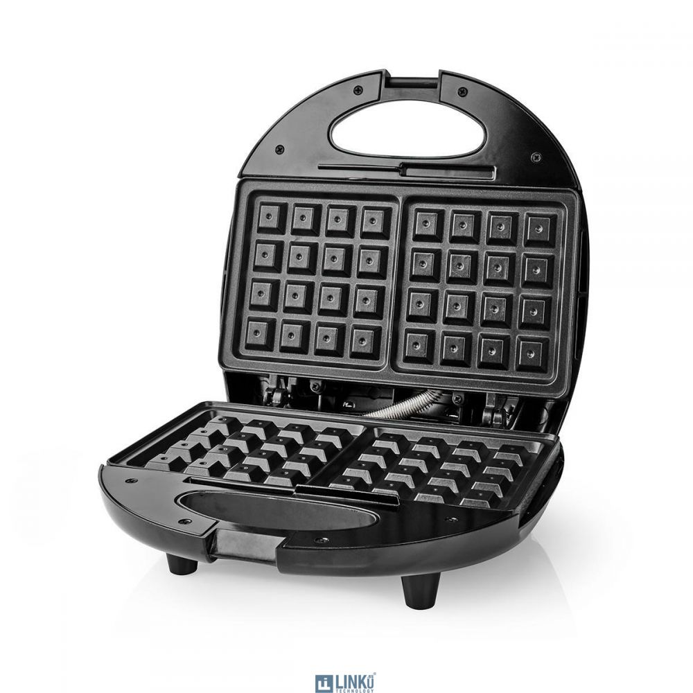 NEDIS WAFFLE | GOFRES  | 22 X 12 CM | 750 W | CONTROL AUTOMÁTICO DE TEMPERATURA