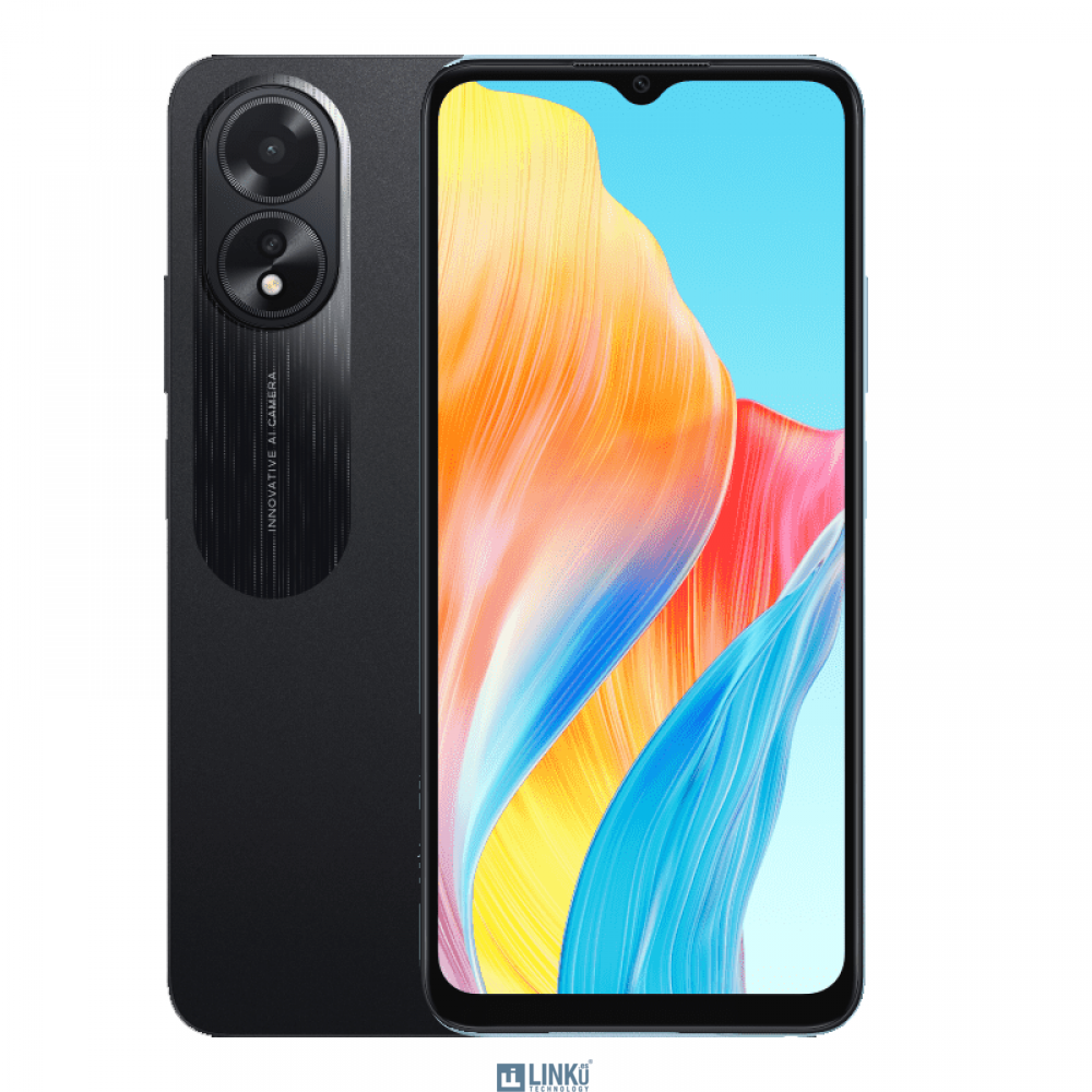 OPPO A18 6,56" HD+  4+4GB/128GB 8MP/5MP GOLWING  BLACK.