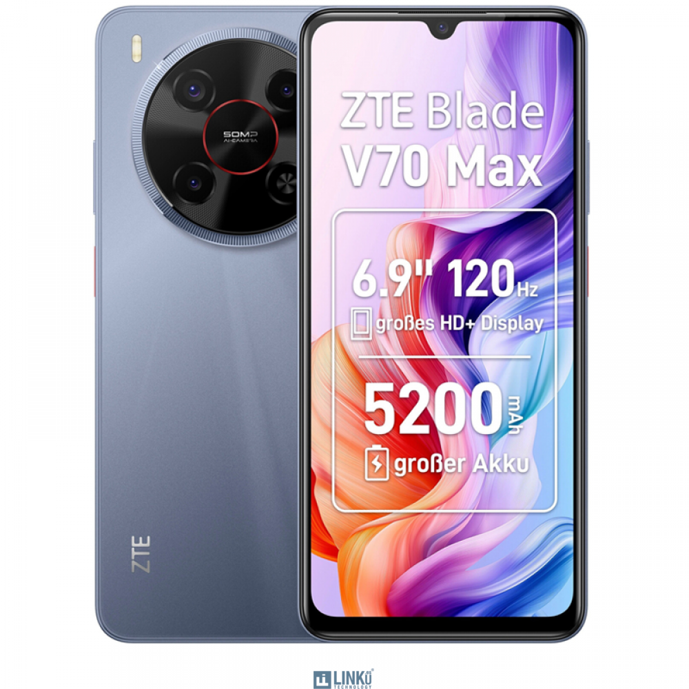 ZTE BLADE V70 MAX 6,9" HD+ 4+10GB/256GB 8MP/50MP GRAY.