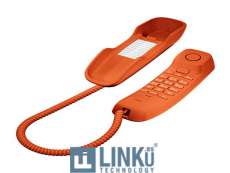 GIGASET TELEFONO FIJO COMPACTO DA210 NARANJA