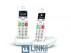 GIGASET TELEFONO DECT E290 TECLAS GRANDES WHITE DUO