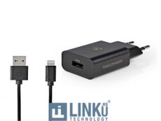 NEDIS CARGADOR |1X 2.4 A |USB-A | LIGHTNING DE 8 PINES (SUELTO) CABLE| 1.0M/12W NEGRO