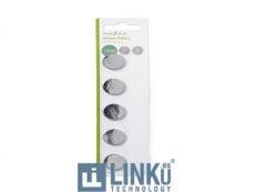 NEDIS PILAS DE BOTON DE LITIO  3.00 V | CR2032 / 5004LC | PACK: 5 UDS. | BLÍSTER | CR2032 | PLATA