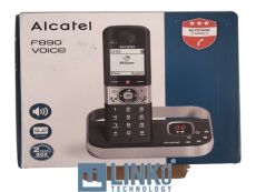 CAJA DAÑADA - ALCATEL TELEFONO DEC F890 VOICE  NEGRO