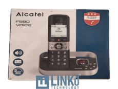 CAJA DAÑADA - ALCATEL TELEFONO DEC F890 VOICE  NEGRO