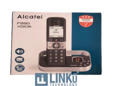 CAJA DAÑADA - ALCATEL TELEFONO DEC F890 VOICE  NEGRO