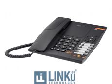 ALCATEL TELEFONO FIJO COMPACTO TEMPORIS 380 BLACK