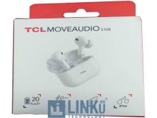 CAJA ROTA Y ABOLLADA TCL MOVEAUDIO S108 TW08 TRUE WIRELESS WHITE