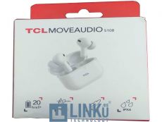 CAJA ABIERTA Y DAÑADA / USADO - TCL MOVEAUDIO S108 TW08 TRUE WIRELESS WHITE