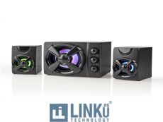 NEDIS ALTAVOCES  GAMING |ALTAVOZ: 2.1 |ALIMENTADO POR USB |3.5 MM MACHO |33 W| LED