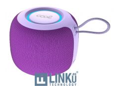 COOL ALTAVOZ BLUETOOTH  MÚSICA 6W  CORD TWS VIOLETA