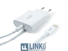 COOL CARGADOR RED IPHONE / TIPO-C PD + CABLE TIPO C - LIGHTNING 1,2 METROS