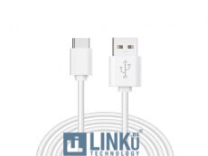 COOL CABLE USB  TIPO-C (1.2 METROS)  2.4 AMP BLANCO