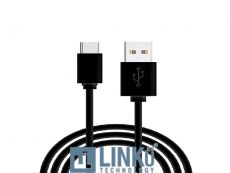 COOL CABLE USB  TIPO-C (1.2 METROS) NEGRO 2.4 AMP