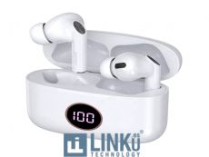 COOL AURICULARES STEREO BLUETOOTH EARBUDS LCD AIR PRO BLANCO