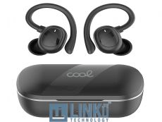 COOL AURICULARES STEREO BLUETOOTH EARBUDS INALÁMBRICOS FIT SPORT NEGRO