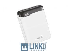 COOL BATERIA EXTERNA POWER BANK 5000 MAH DISPLAY 10W BLANCO