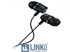 CANYON AURICULARES IN-EAR EP-3 CON CABLE Y MICRÓFONO, 1.2M GRIS OSCURO