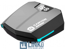 CANYON AURICULARES GAMING BLUETOOTH DOUBLEBEE GTWS-2 NEGRO