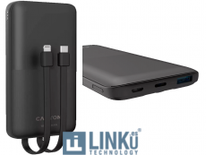 CANYON POWERBANK (BATERÍA EXTERNA) PB-1010 10000 MAH PD 22.5W QC 3.0 NEGRO