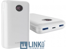 CANYON POWERBANK (BATERÍA EXTERNA) PB-2002 LED 20000 MAH PD 20W QC 3.0 BLANCO