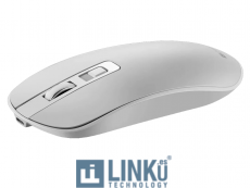 CANYON RATON INALÁMBRICO MW-18 CON CARGA DUAL INALÁMBRICA/CABLE PERLA BLANCA