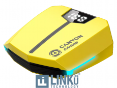 CANYON AURICULARES GAMING BLUETOOTH DOUBLEBEE GTWS-2 AMARILLO