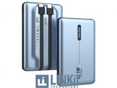 COOL BATERIA EXTERNA UNIVERSAL POWER BANK 10.000 MAH PD 22.5W (2 CABLES) AZUL
