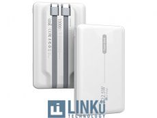 COOL BATERIA EXTERNA UNIVERSAL POWER BANK 10.000 MAH PD 22.5W (2 CABLES) BLANCO