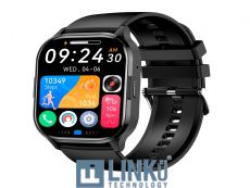 COOL SMARTWATCH DELTA SILICONA NEGRO (AMOLED, LLAMADAS, SALUD, DEPORTE)