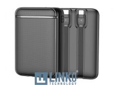 COOL BATERIA EXTERNA POWER BANK 5000 MAH (2 CABLES: TIPO C / LIGHTNING) NEGRO