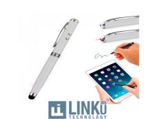 COOL PUNTERO STYLUS UNIVERSAL LASER PLATEADO