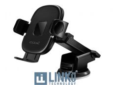 COOL SOPORTE UNIVERSAL MOVIL COCHE VENTOSA ONE CLICK NEGRO