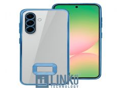 COOL CARCASA SAMSUNG A566 GALAXY A56 5G BORDE METALIZADO (AZUL)