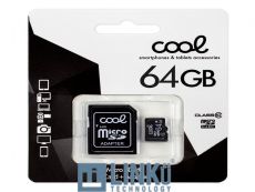 COOL TARJETA MEMORIA MICRO SD CON ADAPT. X64 GB (CLASE 10)