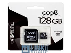 COOL TARJETA MEMORIA MICRO SD CON ADAPTADOR X128 GB (CLASE 10)