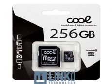 COOL TARJETA MEMORIA MICRO SD CON ADAPTADOR X256 GB (CLASE 10)
