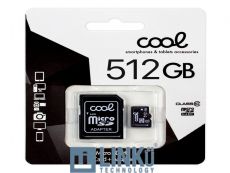 COOL TARJETA MEMORIA MICRO SD CON ADAPTADOR X512 GB (CLASE 10)