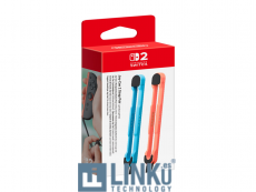 NINTENDO SWITCH 2 JOY-CON STRAP PAREJA - AZUL CLARO/ROJO CLARO