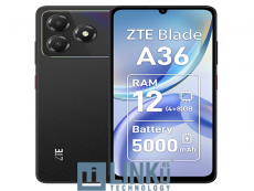 ZTE BLADE A36 6,75" HD+ 4+8GB/64GB 5MP/8MP NEBULA BLACK OP